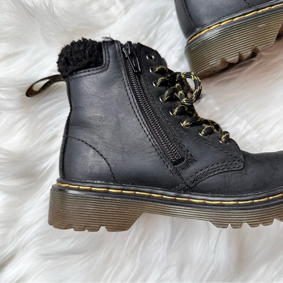 Dr. Martens Unisex 1460 Collar J Black Leather Boots Size 12‎ - Picture 4 of 9